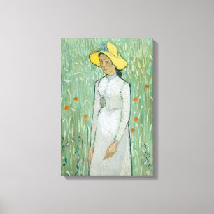 Vincent van Gogh Girl in White, 1890 Canvastryck