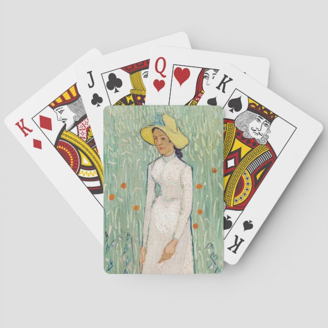 Vincent van Gogh - Girl in White Casinokort (Baksidan)