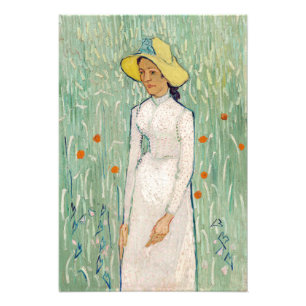 Vincent van Gogh - Girl in White Fototryck
