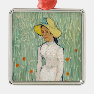 Vincent van Gogh - Girl in White Julgransprydnad Metall