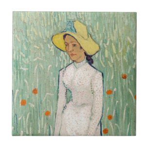 Vincent van Gogh - Girl in White Kakelplatta