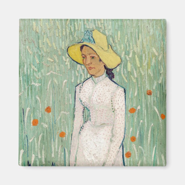Vincent van Gogh - Girl in White Magnet (Framsidan)