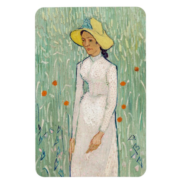 Vincent van Gogh - Girl in White Magnet (Vertikal)