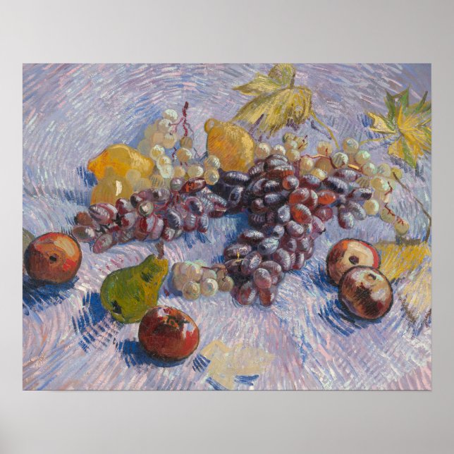Vincent van Gogh - Grapes, Lemons, Pears Poster (Framsidan)