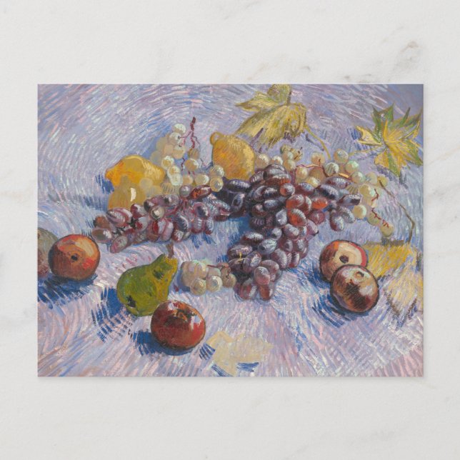 Vincent van Gogh - Grapes, Lemons, Pears Vykort (Framsida)