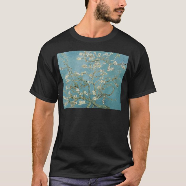Vincent Van Gogh Grenar av Almond Träd T-shirt (Framsida)