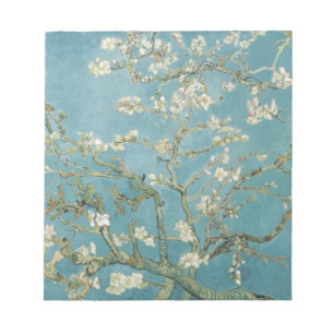 Vincent Van Gogh grenar av mandelträd Anteckningsblock