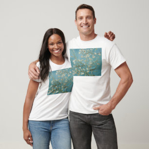 Vincent Van Gogh grenar av mandelträd T-shirt