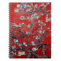 Vincent van Gogh Grenar med Almond Blommar Red