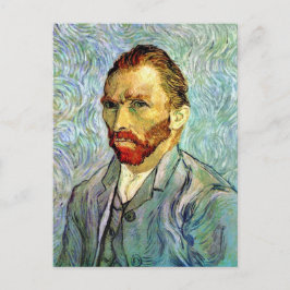 Vincent Van Gogh - Grön Självporträtt Finkonst Vykort
