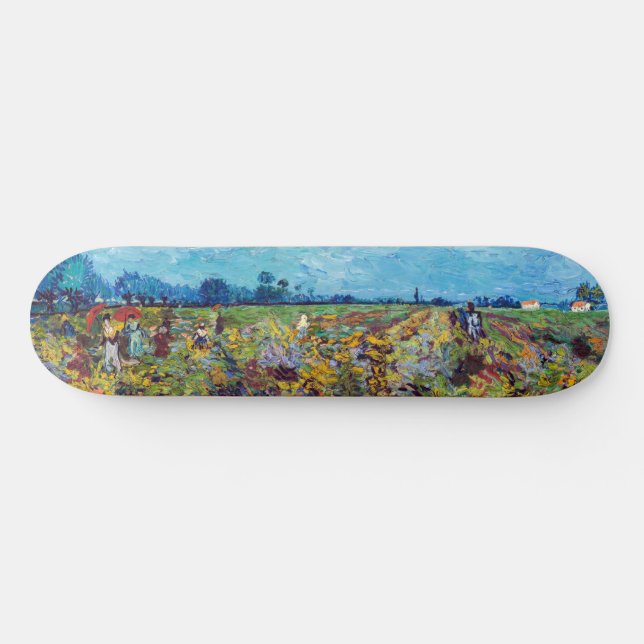 Vincent van Gogh - Grön vingård Mini Skateboard Bräda 18,5 Cm (Horz)
