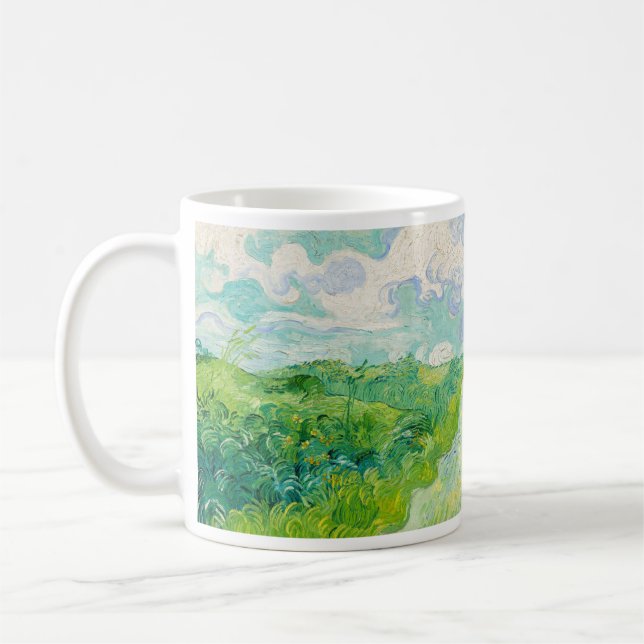 Vincent van Gogh - Grönt vetefält, Auvers Kaffemugg (Vänster)