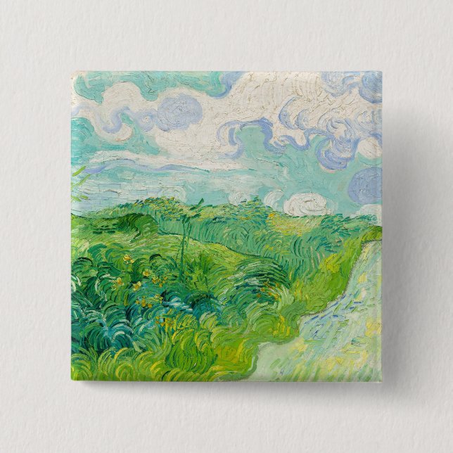 Vincent van Gogh - Grönt vetefält, Auvers Knapp (Framsida)