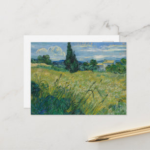 Vincent Van Gogh, Grönt vetefält med cypress Vykort