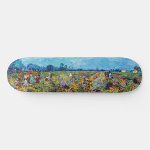 Vincent van Gogh - Grönt Vineyard Mini Skateboard Bräda 18,5 Cm