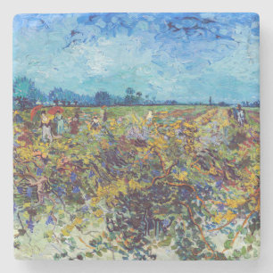 Vincent van Gogh - Grönt Vineyard Stenunderlägg