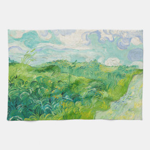 Vincent van Gogh - Grönt Wheat Fält, Auvers Kökshandduk