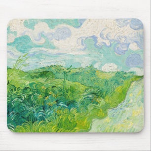 Vincent van Gogh - Grönt Wheat Fält, Auvers Musmatta
