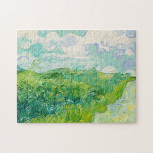 Vincent van Gogh - Grönt Wheat Fält, Auvers Pussel