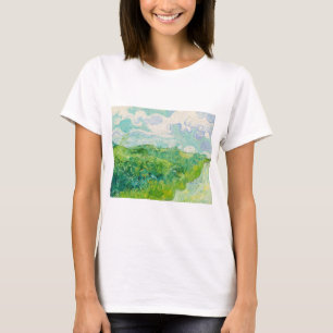 Vincent van Gogh - Grönt Wheat Fält, Auvers T Shirt