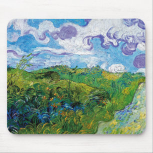 Vincent Van Gogh - Grönt Wheat Fält i Auvers Musmatta