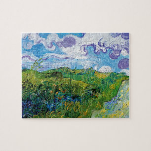 Vincent Van Gogh - Grönt Wheat Fält i Auvers Pussel