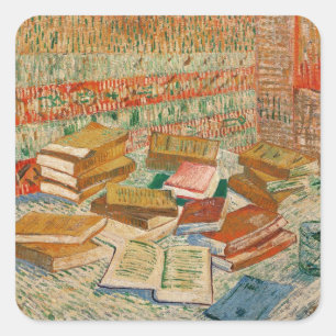 Vincent van Gogh Gulten Bok, 1887 Fyrkantigt Klistermärke