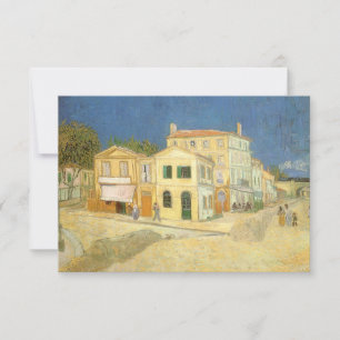 Vincent van Gogh - Gulten House (The Street) Inbjudningar