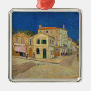 Vincent van Gogh - Gulten House / The Street Julgransprydnad Metall