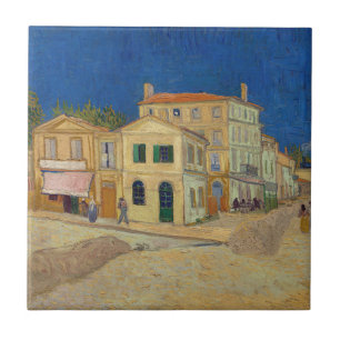 Vincent van Gogh - Gulten House / The Street Kakelplatta