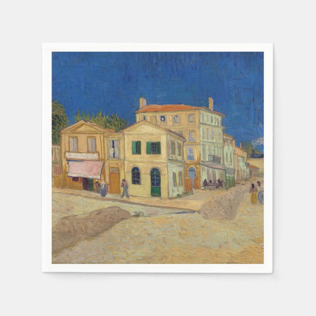 Vincent van Gogh - Gulten House / The Street Pappersservett (Framsidan)