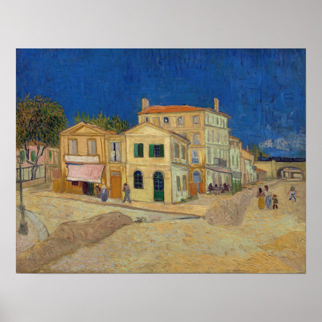 Vincent van Gogh - Gulten House / The Street Poster (Framsidan)