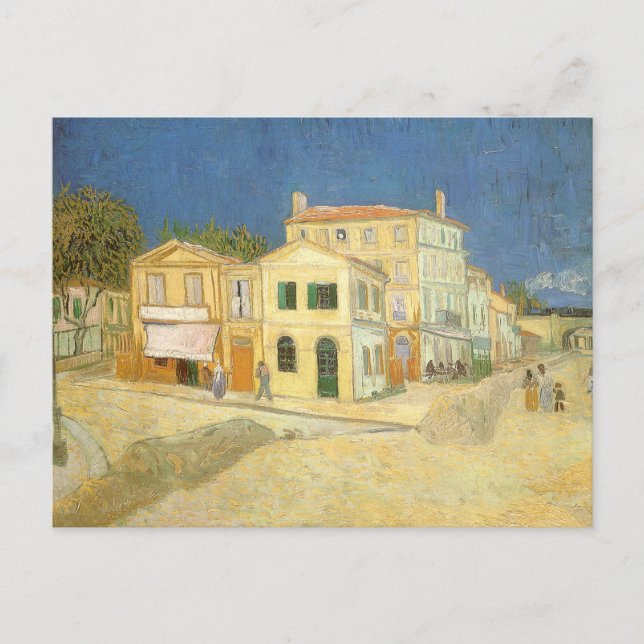 Vincent van Gogh - Gulten House (The Street) Vykort (Framsida)