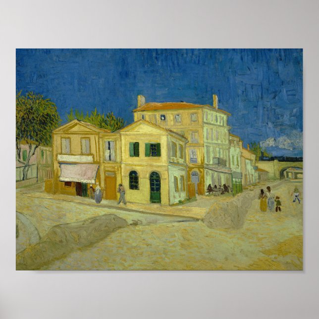 Vincent van Gogh - Gulten ("The Street") Poster (Framsidan)