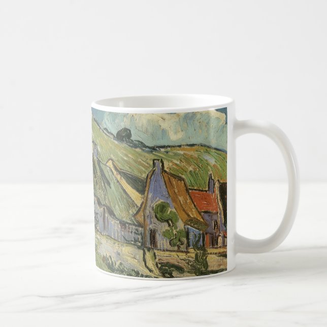 Vincent van Gogh - Halmtäckta stugor Kaffemugg (Höger)