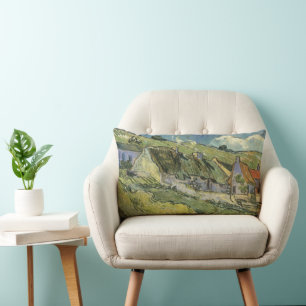 Vincent van Gogh - Halmtäckta stugor Lumbarkudde