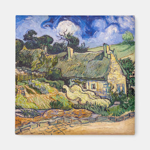 Vincent Van Gogh - Halmtäckta stugor vid Cordevill Magnet