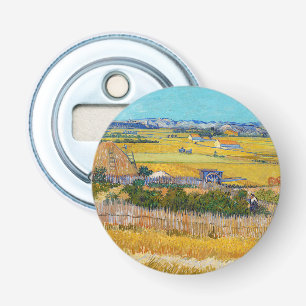 Vincent van Gogh - Harvest at La Crau Flasköppnare
