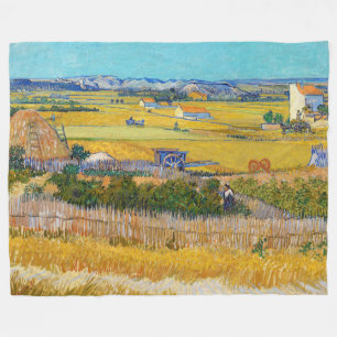 Vincent van Gogh - Harvest at La Crau Fleecefilt