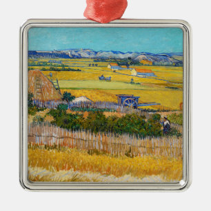 Vincent van Gogh - Harvest at La Crau Julgransprydnad Metall
