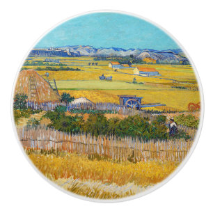 Vincent van Gogh - Harvest at La Crau Knopp