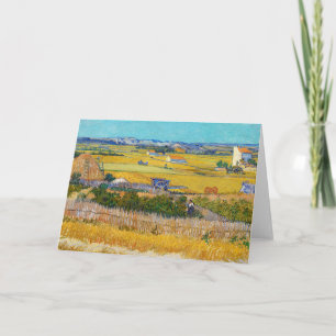 Vincent van Gogh - Harvest at La Crau Kort