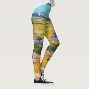 Vincent van Gogh - Harvest at La Crau Leggings