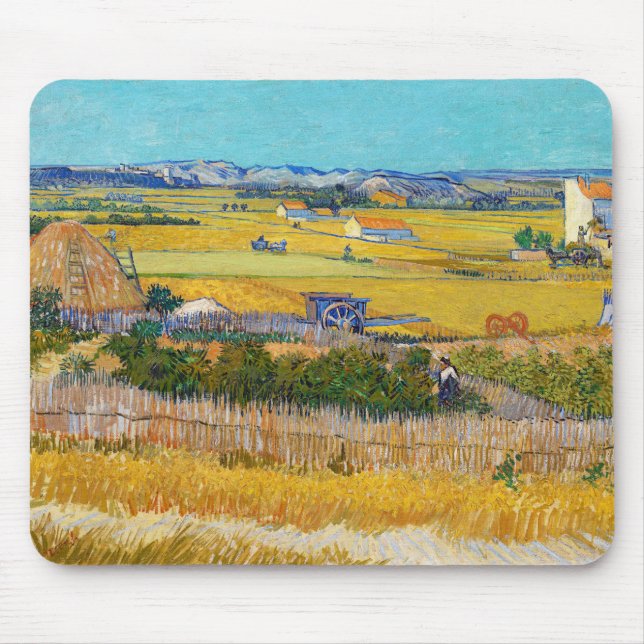 Vincent van Gogh - Harvest at La Crau Musmatta (Framsidan)