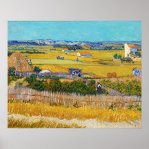 Vincent van Gogh - Harvest at La Crau