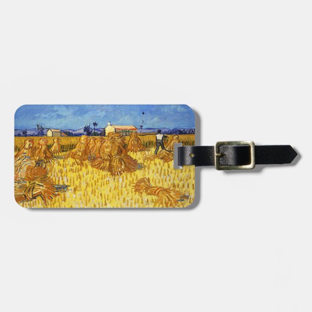 Vincent van Gogh - Harvest in Provence Bagagebricka (Horisontell Framsida)