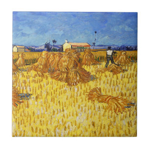 Vincent van Gogh - Harvest in Provence Kakelplatta