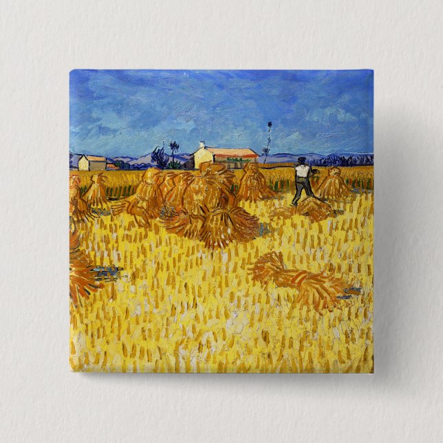Vincent van Gogh - Harvest in Provence Knapp (Framsida)