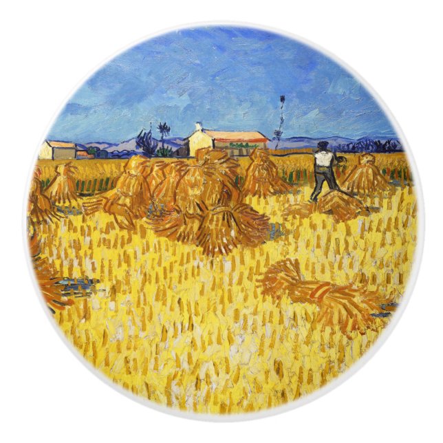 Vincent van Gogh - Harvest in Provence Knopp (Framsidan)
