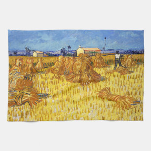 Vincent van Gogh - Harvest in Provence Kökshandduk